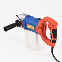 Vibrateur à béton électrique portatif AJZN 2300W, moteur, tige vibrante de 1,5 mètre, alimenté par batterie, 1,5 Ah, haute efficacité, 1 an de garantie