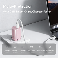 Chargeur rapide portable Tpson GaN 45W USB Type-C pour ordinateur portable, téléphone et tablette - Garantie 1 an, léger (110g) - Meilleure vente