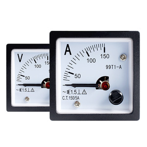 Ampèremètre AC de type 99T1, 1A 50A, analogique, monophasé, compteur de panneau en aluminium - Product Image 3
