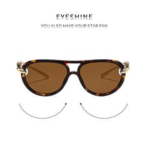 Occhiali da Sole Donna alla <span class=keywords><strong>Moda</strong></span> con Doppio Ponte Annodato per l'Estate Protezione UV400 Lenti AC per Esterni - Product Image 4