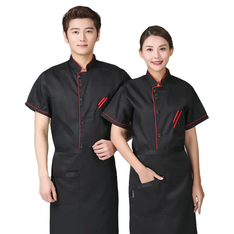 Bakker Custom Bakken Voor Restaurant Keukenpersoneel Koken Uniform Kleding Chef Jas Jas