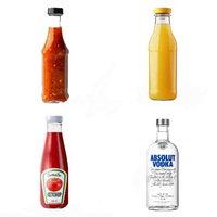 Machine de remplissage entièrement automatique pour bouteilles en plastique et en verre de jus de fruits, d'eau minérale et de sauce piquante