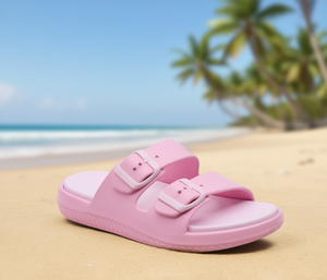 Sandales plates en EVA à double bride Rosa taille 25, confortables, pour femmes, été - Product Image 2