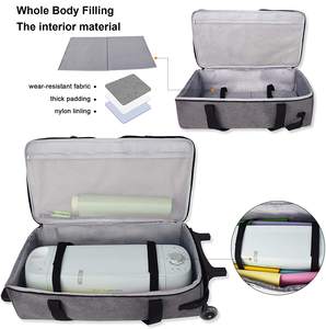 Étui <span class=keywords><strong>de</strong></span> rangement pour <span class=keywords><strong>Machine</strong></span> à découper en plastique, avec roues, détachable, bagage à roulettes, pour crinière explosion <span class=keywords><strong>Air</strong></span> <span class=keywords><strong>2</strong></span> - Product Image 3