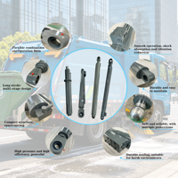 Cylindre hydraulique à structure interne précise et complexe avec vente directe d'usine
