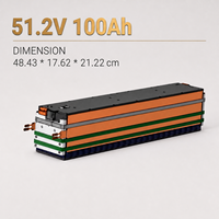 Module de batterie au lithium LiFePO4 CALB 100Ah-1P16S 51.2V, durée de vie de 2800 cycles, température de fonctionnement de -30 à 60°C, portable pour alimentation de secours