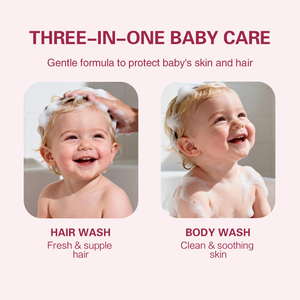 Nary Natural Organic Plants <span class=keywords><strong>Gel</strong></span> douche, shampoing et revitalisant 3 en 1 pour bébés et enfants 1200 ml Sans larmes Doux pour les peaux sensibles - Product Image 6