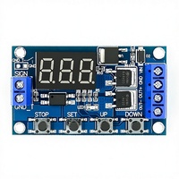 Module de contrôle de temporisation numérique à double MOS LED 12V 24V DC, relais temporisé, déclencheur de cycle, interrupteur de temporisation, carte de circuit, module de contrôle de temporisation DIY