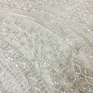 New nặng sequin <span class=keywords><strong>Net</strong></span> thêu sang trọng ăn mặc đính cườm ren vải cho <span class=keywords><strong>Dubai</strong></span> - Product Image 4