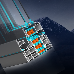 Trung Quốc Nhà Máy Nhà Cung Cấp Nhôm Đu Cửa Sổ Cửa Sổ Với Màn Hình Cố Định Mở Phong Cách Cho Biệt Thự Nhà Nhôm Cửa Sổ Kính - Product Image 4