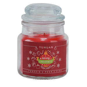 Bougie parfumée de Noël en forme de champignon personnalisée, en cire de soja, ornements parfumés, cadeaux de haute qualité pour les fêtes - Product Image 2