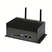 Jetson Orin NX Super 16 Go (version Wi-Fi) Boîtier IA - Kit de développement IA avec OS Linux, double ports Ethernet et positionnement GPS