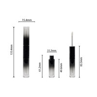 Usine Nouveau Personnalisé 10g Vide Gradient Rond Brillant À Lèvres Tubes Double Extrémité En Gros Bouteilles D'huile À Lèvres Emballage Conteneur