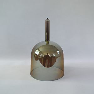 HF Chakra Tones 440Hz 432Hz Smokey Cuencos de cristal de cuarzo de mano para curar el sonido Mango de baño Cuenco de sonido de cristal Yoga - Product Image 1