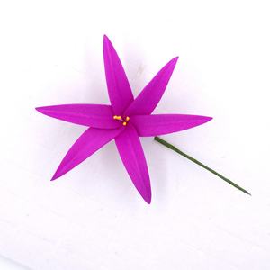 Pince à Cheveux Hibiscus en Mousse EVA 8 CM pour Femme, 11 Couleurs, avec Perle en Plastique, Fleur Artificielle Décorative pour Fête Hawaïenne et Danse - Product Image 4