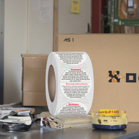 500 autocollants circulaires noirs et blancs de 1,5 pouce, en papier, adhésifs, imperméables, pour bougies et cadres photo