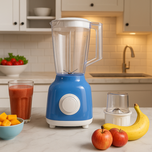 Electrodomésticos CB CE CCC, Exprimidor Eléctrico 2 en 1, Licuadora con Molinillo, Batidora de Mesa, Tanque de Plástico de 1.5L, Molinillo Seguro KB06008 - Product Image 1