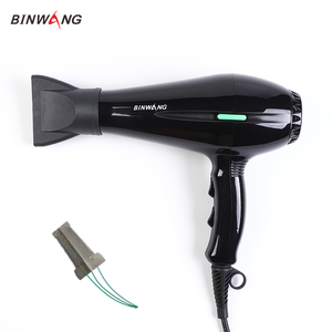 Secador de Cabelo de Salão de Alta Velocidade 1800W com Motor AC, Elemento de Aquecimento, Bico Concentrador, 2 Velocidades/3 Temperaturas, Montagem Fácil, Uso Doméstico - Product Image 2