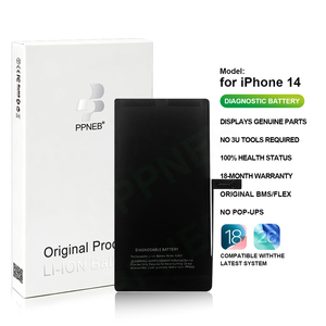 แบตเตอรี่ OEM ใหม่ 0 รอบการใช้งาน ระบบ <span class=keywords><strong>IOS</strong></span> 26 สำหรับแบตเตอรี่แท้ของ <span class=keywords><strong>iPhone</strong></span> สำหรับ <span class=keywords><strong>iPhone</strong></span> 14 รับประกัน 18 เดือน มาตรฐาน CE FCC ROHS - Product Image 2