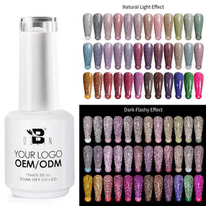Fourniture de BOZLIN 36 couleurs de paillettes réfléchissantes Super Sparkle Diamond Soak Off UV Gel <span class=keywords><strong>vernis</strong></span> pour ongles - Product Image 1