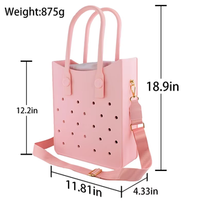Sac fourre-tout imperméable en EVA pour femme, motif Noël, idéal pour l'extérieur, pour ordinateur portable, mini sac pour animaux <span class=keywords><strong>de</strong></span> compagnie, idées cadeaux 2025 - Product Image 2