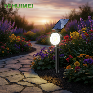 Gran oferta, luz de pared con <span class=keywords><strong>Sensor</strong></span> Solar, lámpara de poste de jardín, luz de camino de poste de patio Solar para exteriores, <span class=keywords><strong>Led</strong></span> bolardo, luces <span class=keywords><strong>LED</strong></span> solares de jardín - Product Image 1