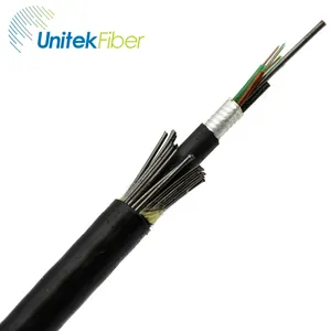 Underwater GYTA33 Submarine Fiber Optic Cable Direct Buried Armored Stranded 96 Core Optical Fiber Cables Per Meter Price