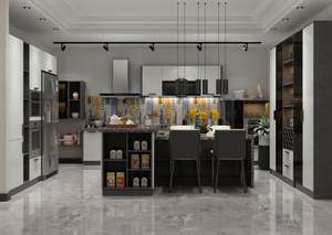 Armoire de cuisine de restaurant sur mesure avec construction en contreplaqué, résistante à l'eau et au design écologique - Product Image 4