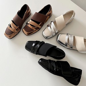 Chaussures plates Mary Jane à bout carré en microfibre, style fonctionnel, avec fermeture Velcro, nouvelle collection printemps pour femme, semelle épaisse en caoutchouc, colorées, pour le quotidien - Product Image 2