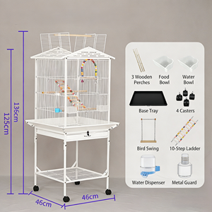 Removable Bird Cage Large Bird Cages Customizable Parrot Cage Bird Breeding Cage New Style Aviary - Product Image 4