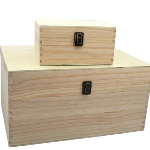 Caja <span class=keywords><strong>de</strong></span> regalo <span class=keywords><strong>de</strong></span> madera <span class=keywords><strong>de</strong></span> embalaje sin terminar simple personalizada - Product Image 1