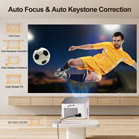 Projecteur Home Cinéma Mini LED HY350MAX Magcubic Android 14 1080P avec haut-parleurs intégrés, panneau de boutons / télécommande