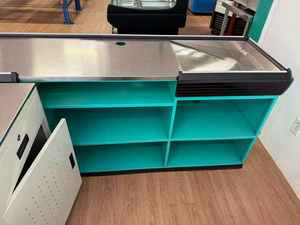 ชั้นวางสินค้าซุปเปอร์มาร์เก็ตแบบสองด้าน คิมแฮม ฮอตวีลส์ 5 ชั้น โครงสร้างโลหะแข็งแรง ทนทาน เคลือบผงอีพ็อกซี่ - Product Image 5