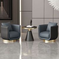 Canapé pour une personne Fauteuil moderne de maison au design simple Salon moderne Chaise simple confortable de luxe