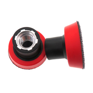 Pexmientas Outils abrasifs de 50 mm (<span class=keywords><strong>2</strong></span> pouces) Polissage Rouge Crochet et boucle M14 Plaque de polissage en mousse Disque de ponçage Support de ponçage - Product Image 4