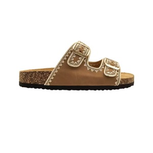 2025 Creative Ladies Summer Lace-up Double Buckle Strap Slip-On <b>Clip</b> Square Sandals Fashion Trend Ethnic Thick-Soled Platform - Product Image 3