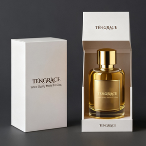 Botella de Perfume de Lujo Simple de 30 <span class=keywords><strong>ml</strong></span>, Botella de Perfume de Vidrio Cilíndrica Dorada de 100 <span class=keywords><strong>ml</strong></span>, Botellas de Perfume de 50 <span class=keywords><strong>ml</strong></span> - Product Image 1