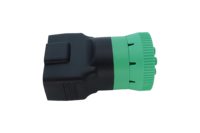 Juego de 5 conectores adaptadores de diagnóstico J1939 de 9 pines macho a OBD2 de 16 pines hembra
