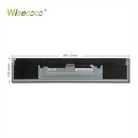 Layar LCD 19 inci 1920x360, Tipe Stretch Display, Rak Lebar, Batang Peregangan, Monitor Iklan Horizontal untuk Digital Signage