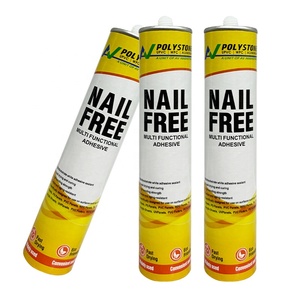 Adhesivo Blanco a Base de Silicona sin Clavos <span class=keywords><strong>para</strong></span> Trabajos en Madera, Embalaje, Construcción, Unión de <span class=keywords><strong>Muebles</strong></span> de Interior, No Requiere Clavos - Product Image 1