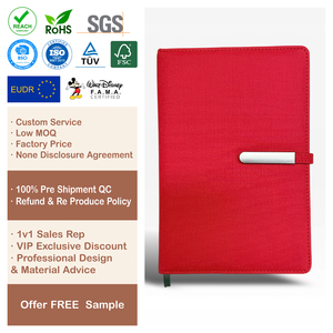 Agendas y Diarios A6 de Cuero PU Cosidos a Mano Estilo Vintage - Regalos Corporativos para Mujeres para Guardar Recuerdos - Product Image 1