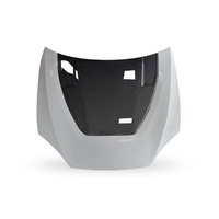Pour Tesla Model S : Capot moteur avant en fibre de carbone style V, capots de voiture modifiés