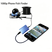Caméra de pêche sous-marine 1080P avec adaptateur pour téléphone, détecteur vidéo HD pour la pêche sur glace, kayak, bateau, pêche à l'ancre, détecteur de poissons