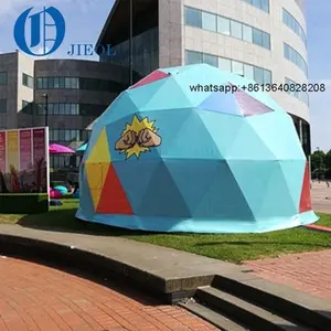 Jieol Pvc 20 Person Hotel Dome Tent Glamping Geodesic Tent Dome For Exhibition