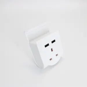 Factory Supply UK USB Power Socket Portable Home Plug Wall Plug Socket With Surge Protector