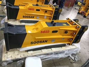 Martillo Hidráulico SOOSAN SB60 Tipo Caja Silencioso, Cincel de 125mm para Excavadora de 15-18 Toneladas, Nuevo - Product Image 4