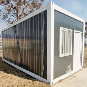 Maison conteneur moderne, durable et de qualité supérieure, 20 pieds, chambres d'isolement portables, mobiles, robustes, écologiques, installation facile, en kit. - Product Image 6