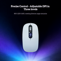 Souris de jeu sans fil à double mode 6D avec logo personnalisé, 3 niveaux de DPI, rechargeable, ultra-mince, portable, pour droitiers, pour le bureau