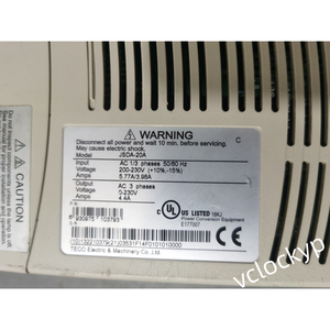 1 pièce d'occasion TECO JSDA-20A SERVO DRIVER testée pour PLC - Product Image 4