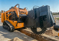 Machine de micro-tranchage avec une profondeur de coupe de 800 mm pour la pose de câbles